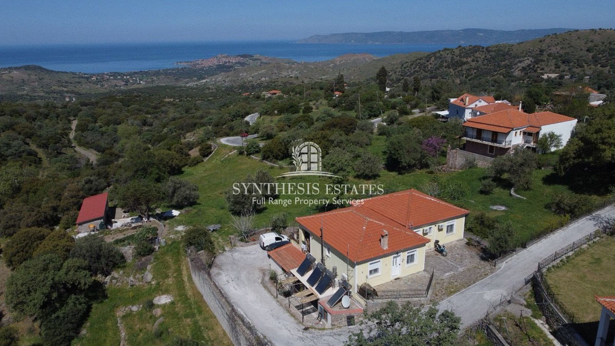 Oleander Apartments Luftaufnahme mit Meerblick